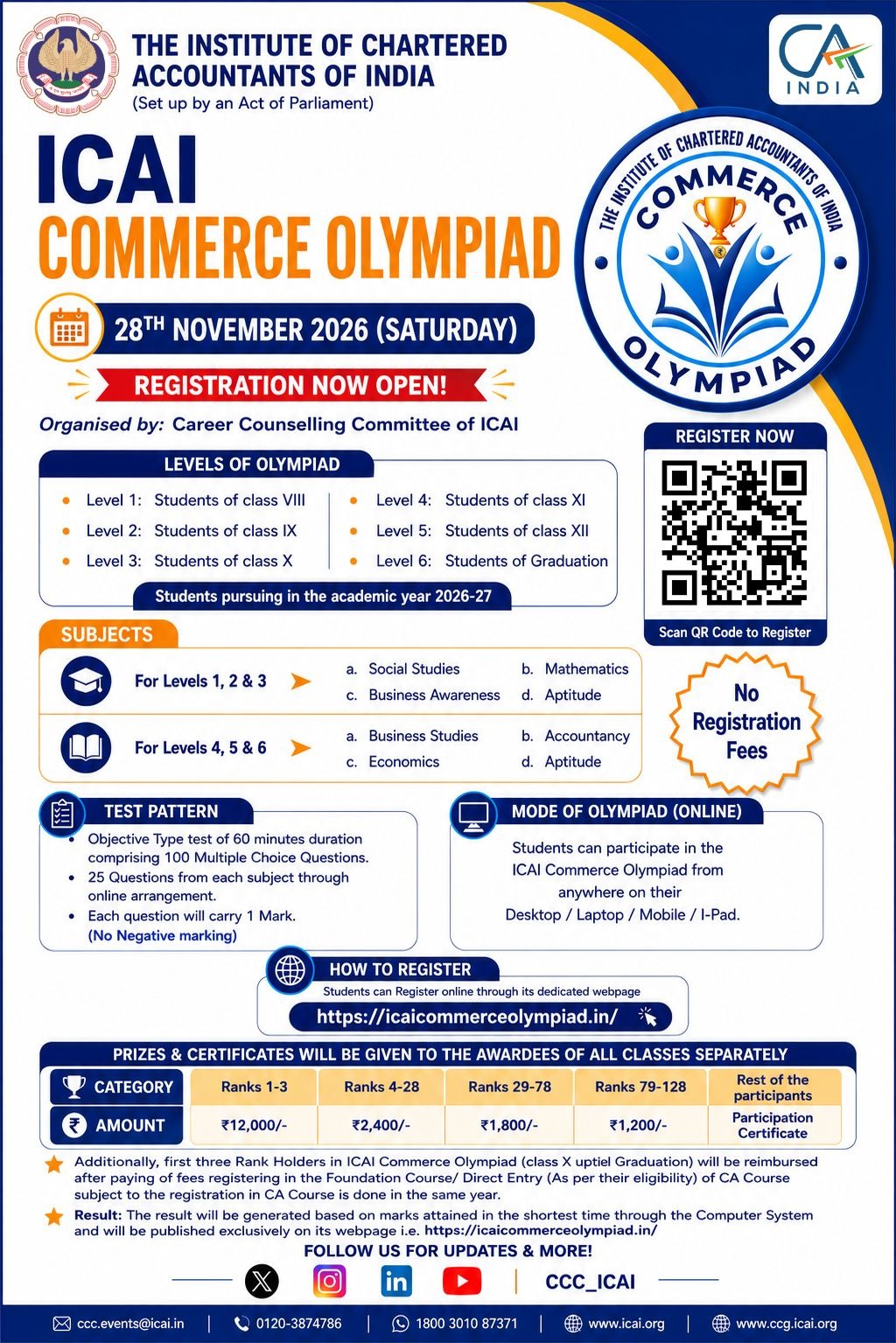 ICAI Commerce Olympiad